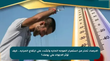 الأرصاد تحذر من استمرار الموجة الحارة وتشدد على ارتفاع الحرارة.. كيف تؤثر الأجواء على يومك؟